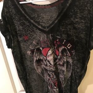 Small black Affliction Shirt